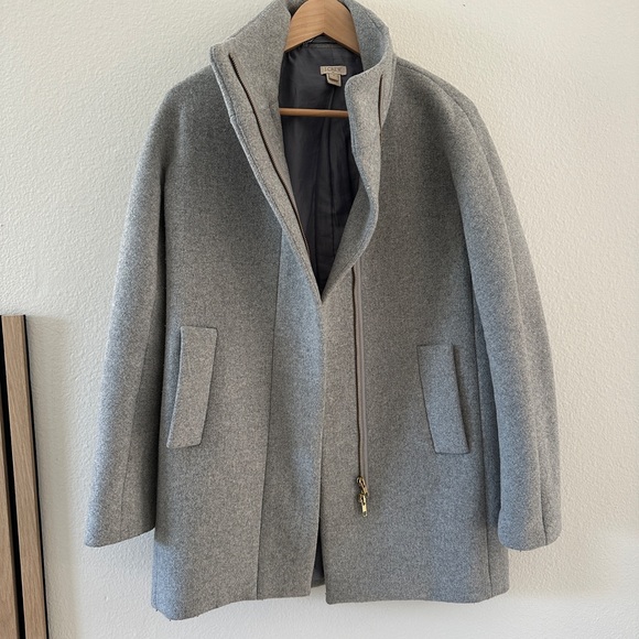 J. Crew Jackets & Blazers - J Crew Gray Wool Coat Size 0